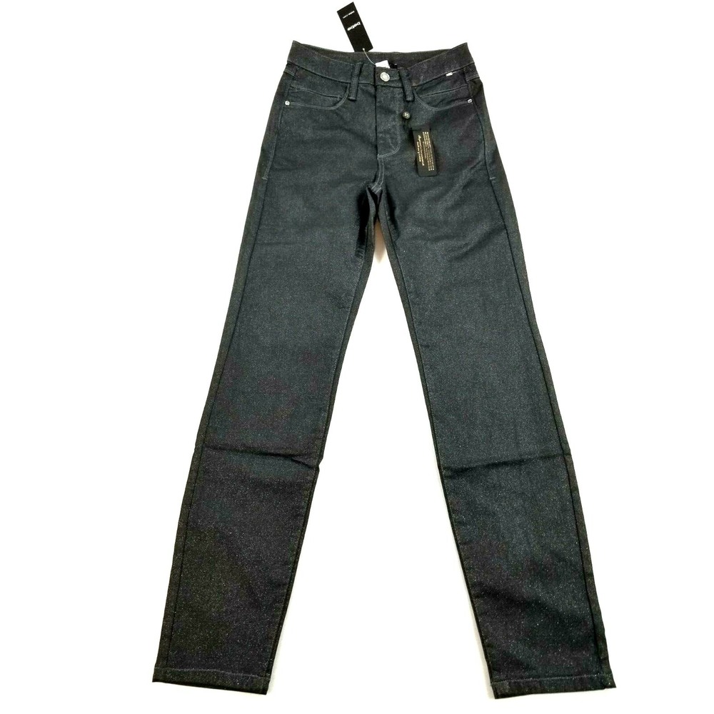 Bebe women jeans LYANNA High waist skinny 15WDB159825-493 black sz 26 $98